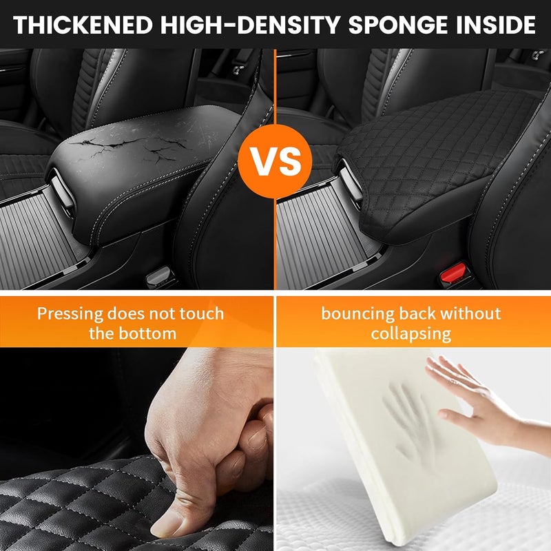 Rilsen Car Center Console Cover Armrest Cover for Dodge Charger & Chrysler 300 2011-2024 Center Console Pad Interior Accessories Car Armrest Seat Box Cover Protector - Image 3
